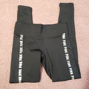 NWOT Pink fleece lined leggings